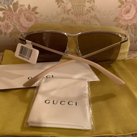AUTHENTIC GUCCI MONOGRAM MENS SUNGLASSES NEW WITH TAGS - Picture 8 of 10